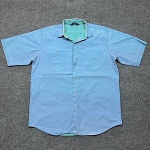 Vintage Woolrich Shortsleeve Button Up Shirt Size Large